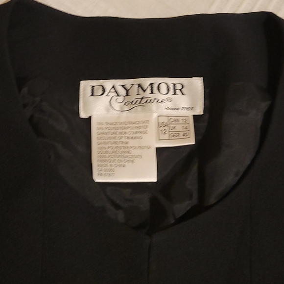 VINTAGE DAYMOR COUTURE SET DRESS & BLAZER - Picture 13 of 16